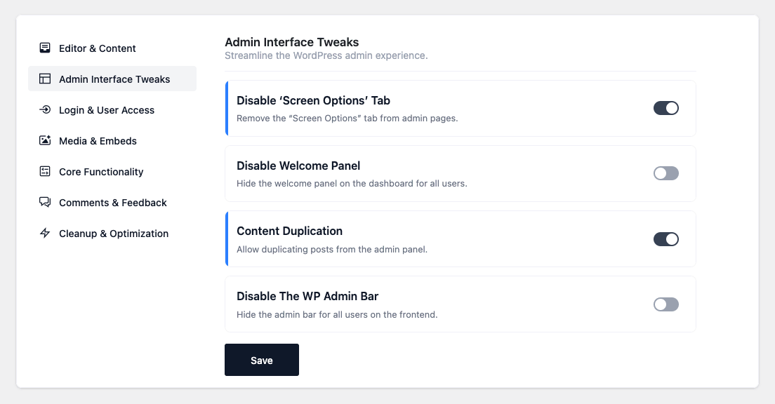Snippets-admin