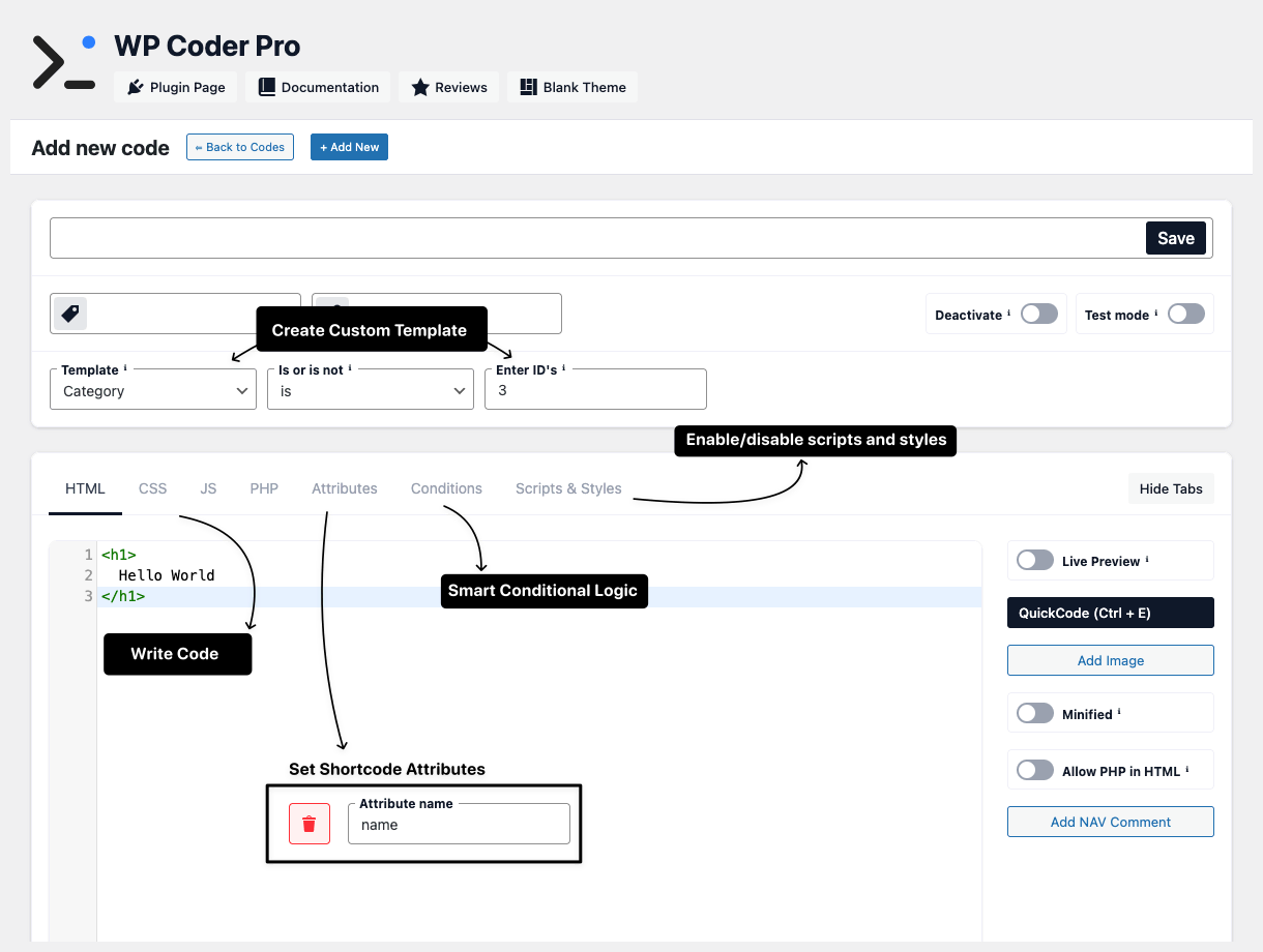 WPCoder Pro screenshot